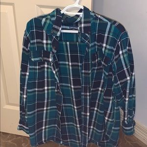 Blue flannel